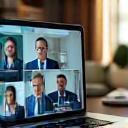 Virtual meeting for hotel software demo